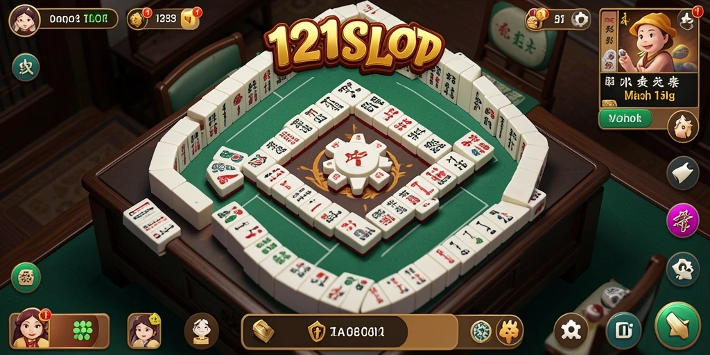Screenshot utama 1121SLOT menampilkan gameplay Mahjong yang seru.