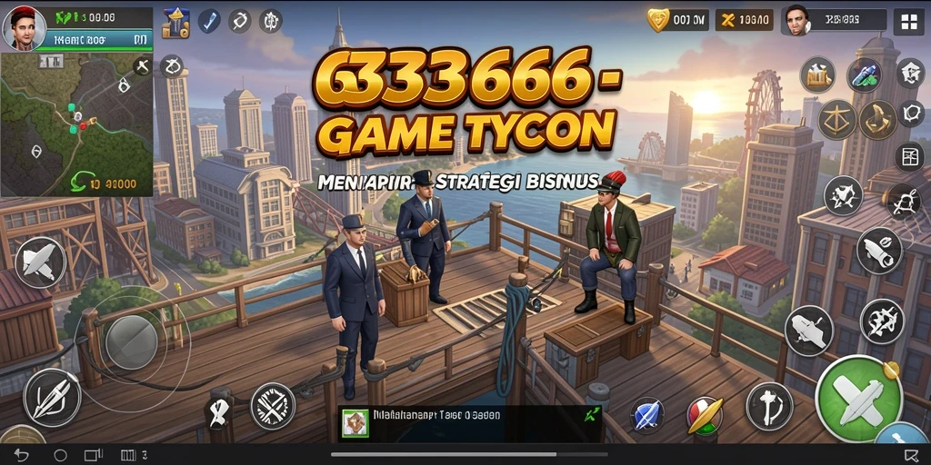 Gameplay yang menarik dalam 333666 dengan manajemen bisnis.