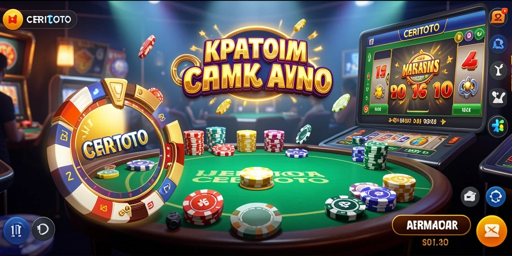 Tampilan gameplay Kasino yang memukau dan mengasyikkan.
