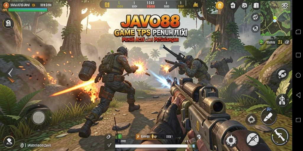 Gameplay menegangkan dari JAVO88 yang menampilkan aksi TPS yang menarik.