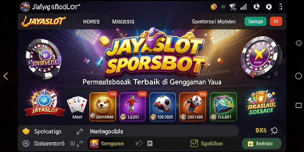 Tampilan gameplay Sportsbook yang menarik di JAYASLOT.