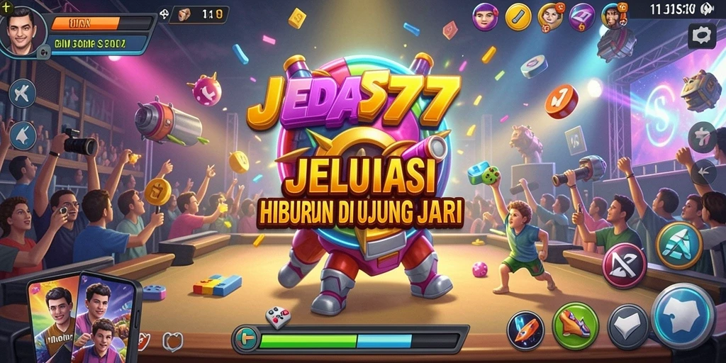 Tampilan gameplay seru JELAS777 yang menantang dan interaktif.