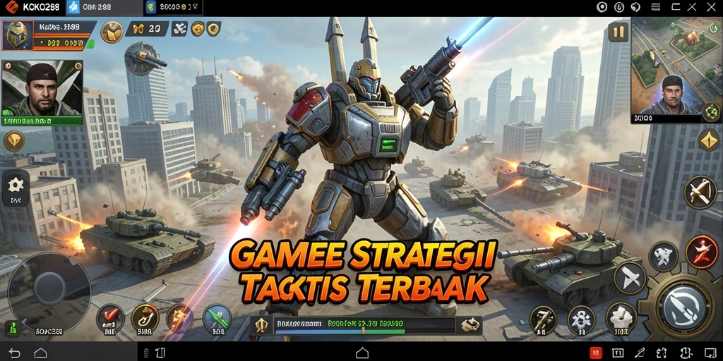 Screenshot KOKO288 menampilkan aksi pertempuran strategis di dalam gameplay.