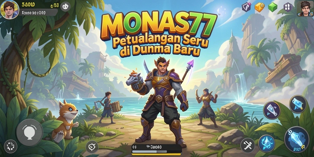 Tampilan gameplay MONAS77 yang menarik dan penuh aksi.