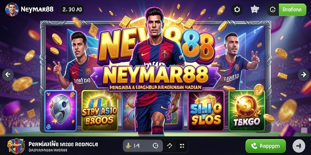 Screenshot gameplay <strong>NEYMAR88</strong> menunjukkan serunya bermain slot.