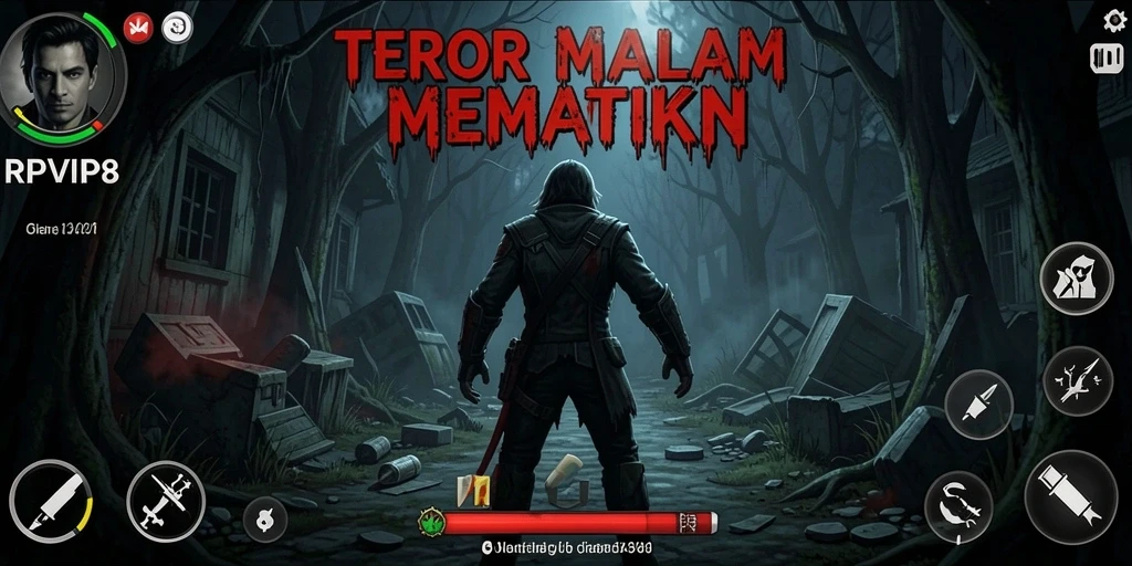 Menampilkan aksi menegangkan di RPVIP8 dengan suasana horor yang kental.