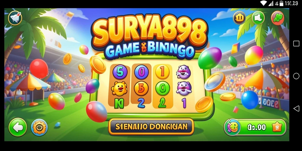 Tampilan gameplay SURYA898 yang seru dan interaktif dalam permainan Bingo.